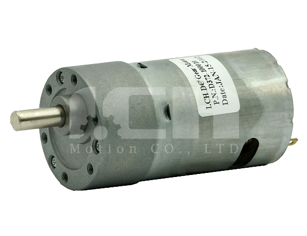 Moteur à engrenages CC de 37 mm