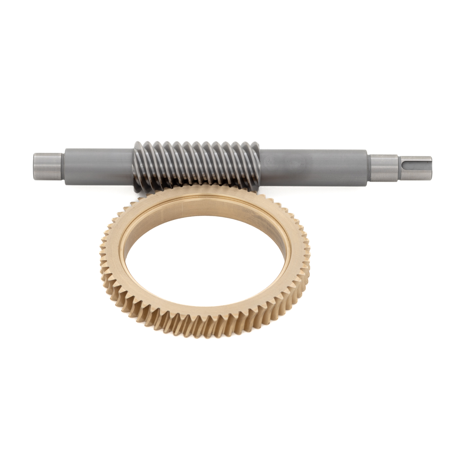 Engrenage à ver et roue à verres personnalisés