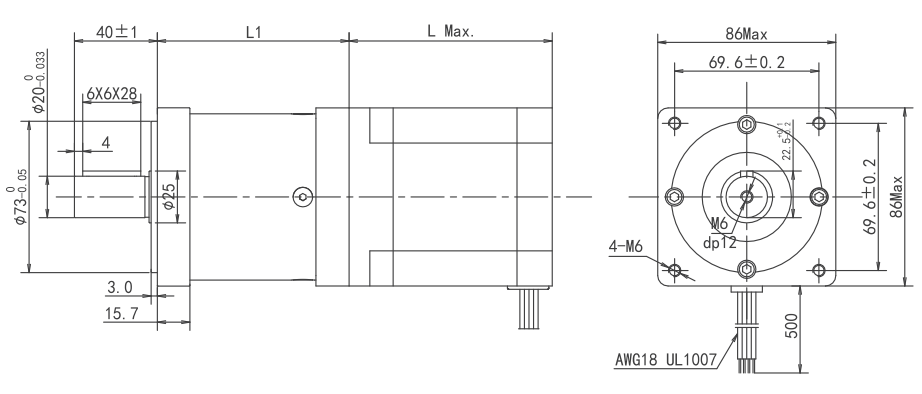 Moteur de pas plan&eacute;taire de l'instrument m&eacute;dical avec bo&icirc;te de vitesses