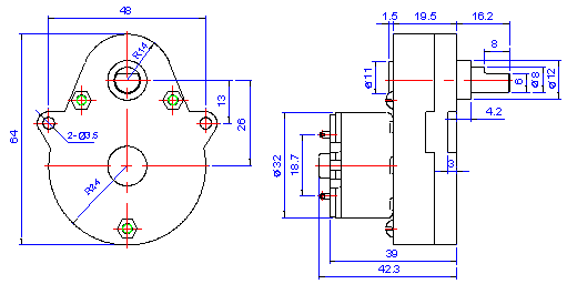 dessin dimensionnel de la machine &agrave; caf&eacute;