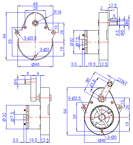 dessin dimensionnel de la machine &agrave; caf&eacute;