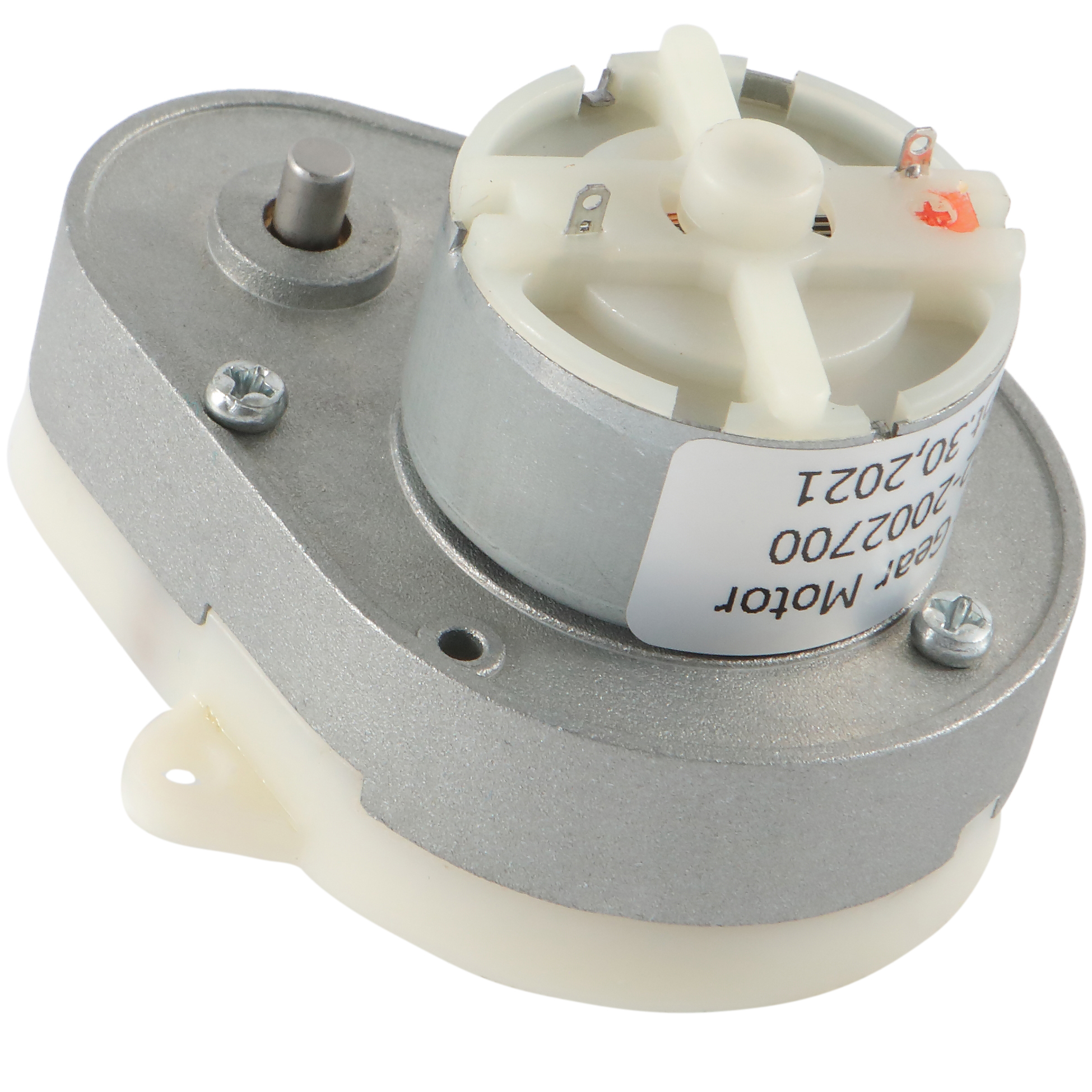 Moteur à engrenages CC basse vitesse à double arbre