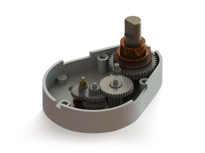 Boîte de vitesses droite